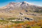 Washington State, Skamania County. Mount St. Helens or Louwala-Clough is an active stratovolcano. Art Print
